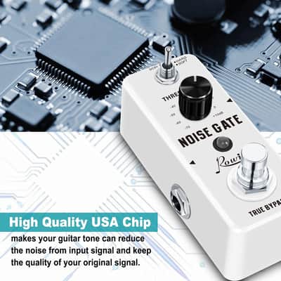 Rowin Noise Gate Guitar Pedal True Bypass LEF-319, FREE PICKS + HOLDER+ FREE SHIP USA image 7