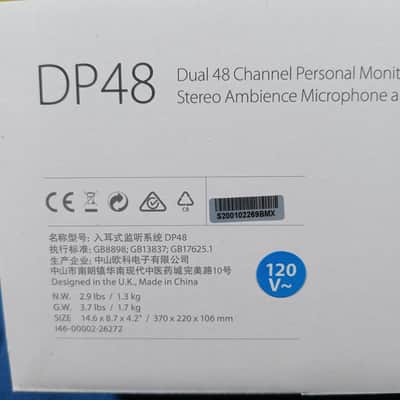 Midas DP48 Dual 48-Channel Personal Monitor Mixer with SD Recorder - 2021 - Black - NEW (1 Opened 4 Sealed Boxes) Set of 5 image 9