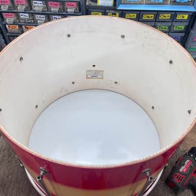 Decolite 4-Piece Drum Set Vintage Gretsch Jasper Shells 13-16-20-5x14 60s - Red Yellow Duco image 25