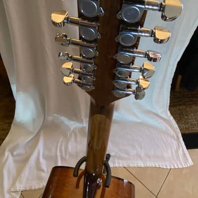 Sawtooth Mahogany Series Left-Handed 12-String Solid Mahogany Top Acoustic-Electric Dreadnought Guitar image 11