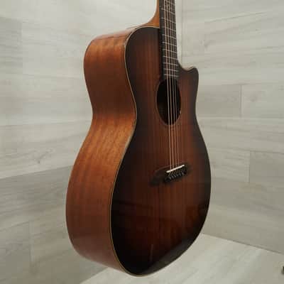 Used Alvarez AG66CESHB Deluxe Solid Top Acoustic Guitar Tobacco Sunburst image 13