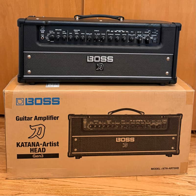 Boss Katana Artist Head Gen 3 100-Watt Digital Modeling Guitar Amp Head 2024 - Present - Black image 1