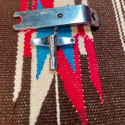 1960s-1970s Ludwig Drum Rail Consolette Wrench Key and Drum Tuning Key image 1