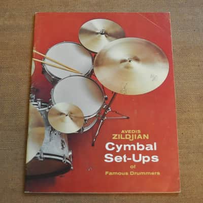 Zildjian Set-Ups of Famous Drummers vintage catalog booklet brochure 1969 image 1