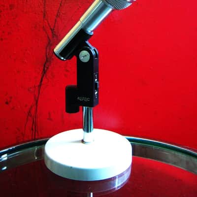 Vintage 1970's Astatic 850-S dynamic cardioid microphone Satin Chrome w cable Low Z Shure 545S PROP image 1