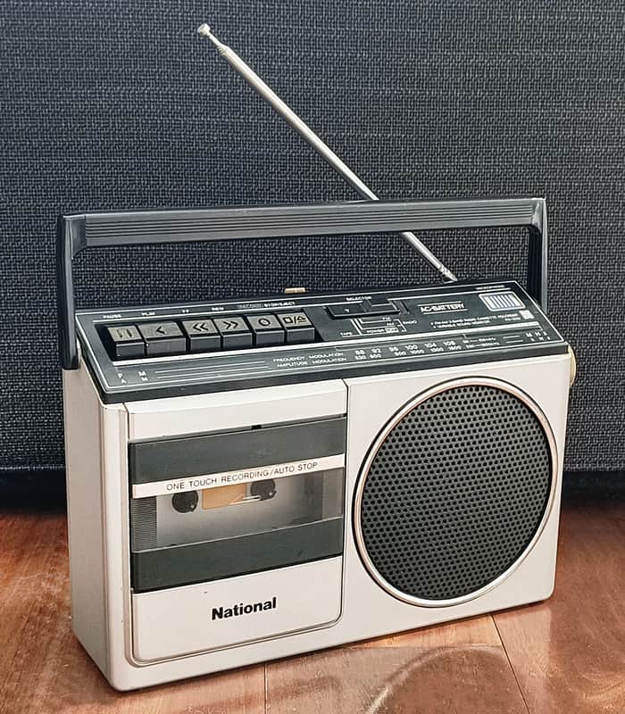 Vintage National RX-1220A Portable Radio/Cassette Player - Serviced image 1