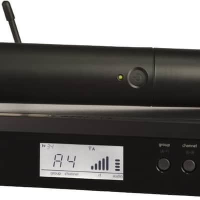 Shure BLX24R/SM58 Wireless Microphone System - 14-Hour Battery Life, 300 ft Range, UHF | SM58 Handheld Vocal Mic, Single Channel Rack Mount Receiver | H10 Band (BLX24R/SM58-H10) image 3