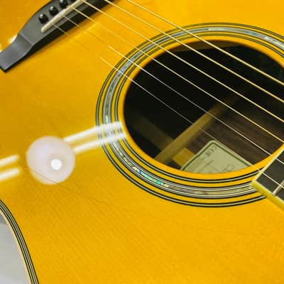 YAMAHA LL-TA VT TransAcoustic Guitar Vintage Natural - Excellent Condition image 4