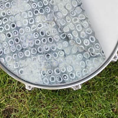 14" single layer Drum Bunny cloth drum cover - dampener - partial mute - compare to Drum Tortillas - Quesadilla - Big Fat Snare image 2