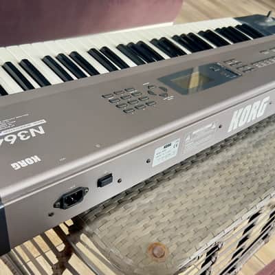 Korg N364 61-Key Music Workstation 1990s - Gray image 5