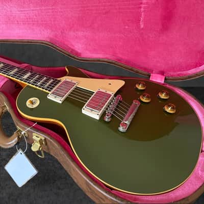 2026 Gibson Custom Made 2 Measure '57 Les Paul Reissue - Olive Drab image 20