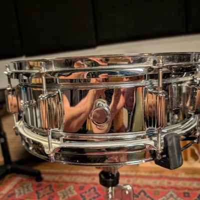 Rogers Dayton Powertone Snare COB 1960s - Chrome over brass image 2