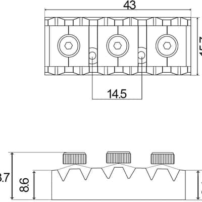 Left Handed Floyd Rose Licensed Tremolo System - Double locking - Full Kit - Chrome image 3