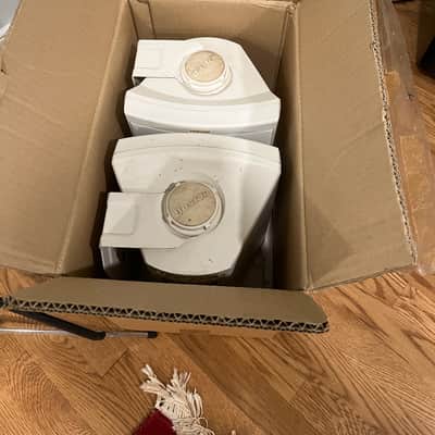 Boston Acoustics Voyager Pro Outdoor Speaker pair White - original owner, original packaging image 9