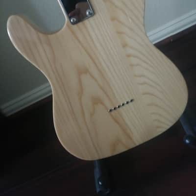 Indio Retro DLX Plus Solid Ash Electric Guitar with Gig Bag (Tele Style) image 5