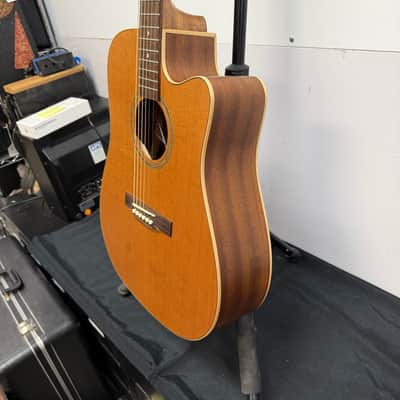 Used Teton STS105CENT 105 Series Dreadnought Acoustic Electric Guitar with Case image 13