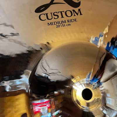 (MINT) Zildjian 20" A Custom Medium Ride Cymbal - Brilliant image 2