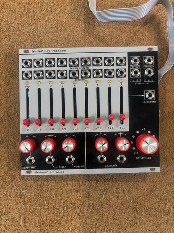 Verbos Electronics Multi-Delay Processor 2014 - 2020 - Black / Silver imagen 1