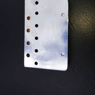 Bass Bridge, 5 string, solid, one piece unit, chrome plating, new image 5