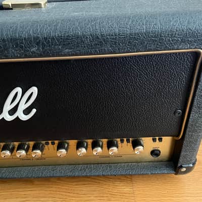 Marshall 6100 LM new caps 30th Anniversary 3 Channel 100 W Head 1992 - 1997 Black image 20