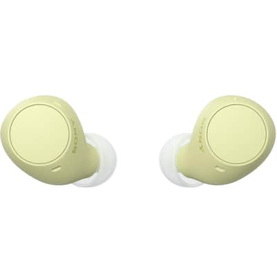 Sony WF-C510 Truly Wireless Earbuds, Yellow Bundle with Deco 6 Pairs of Earbud Tips image 5