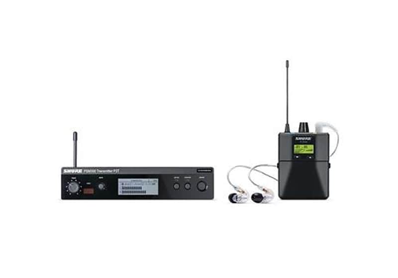 Shure PSM 300 In-Ear Monitoring Wireless System with SE215-CL Earphones (Band G20) image 1