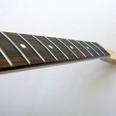TELECASTER Neck-1 11/16ths (43mm) Nut Width/ Natural / 22 Med Jumbo Frets /Rosewood Insert, w/Warmoth Bone Nut (fits Fender TELE image 4