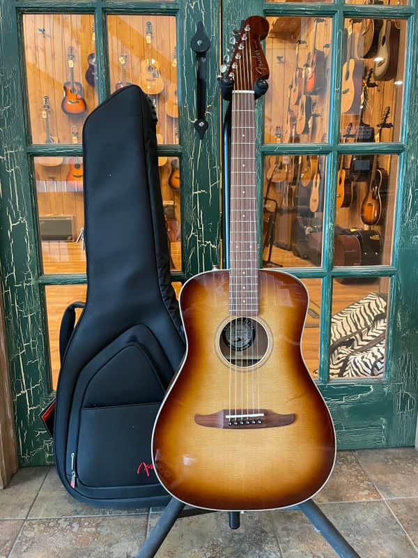 Fender Malibu Classic Acoustic-Electric Guitar - Aged Cognac Burst w/Deluxe Bag ***Brand New Old Stock! image 1