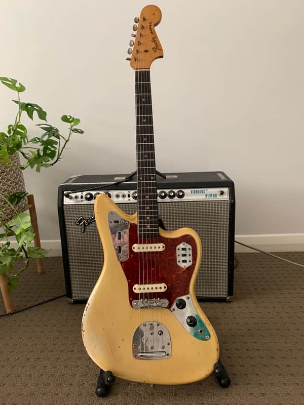 1963 Fender Jaguar Blonde image 1