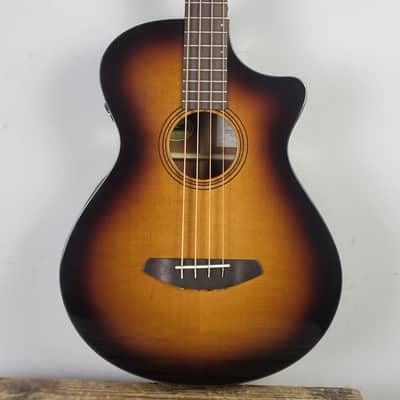Breedlove Solo Pro Dreadnought Concerto Bass CE - Edgeburst Free Shipping image 1