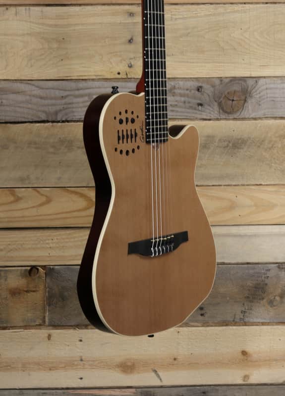 Godin ACS Nylon Natural SG Acoustic/Electric Guitar Natural w/ Gigbag image 1
