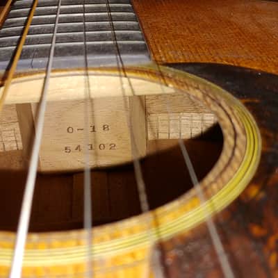 Martin 0-18 1933 Natural Mahogany -- Restoration Project image 24