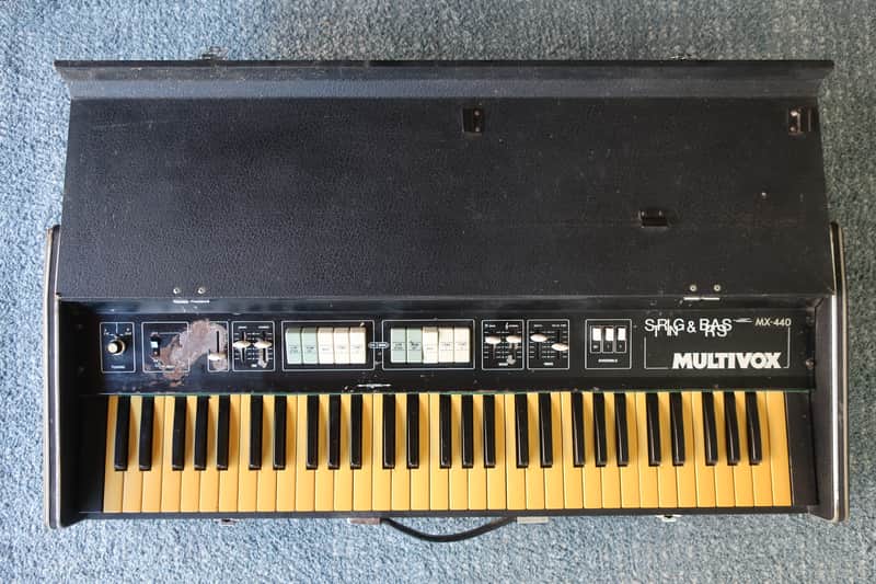 Vintage 1970s Univox Multivox Mx202 String & Bass Synthesizer Analog String Organ Instant Rock Goth Machine String Ensemble Led Zeppelin Cure WOW VIDEO image 1