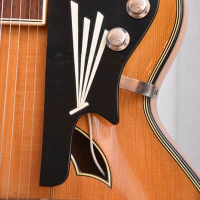 Hemosch  Erich Dölling – RARE 1950s Master Luthier GDR East German Archtop Migma Jazz Guitar image 6