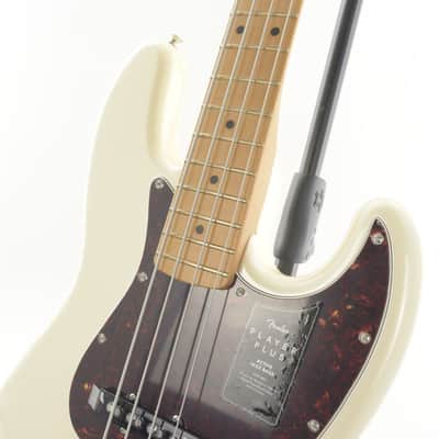 Fender Player Plus Jazz Bass with Maple Fretboard 2024 Olympic Pearl image 6