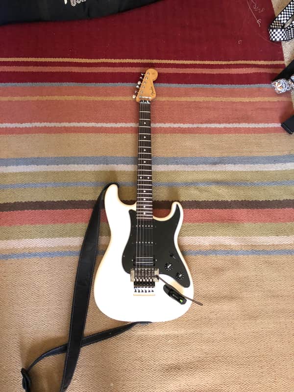 Fender Sportscaster" Alex Lifeson Stratocaster Tribute 2018 Arctic White image 1