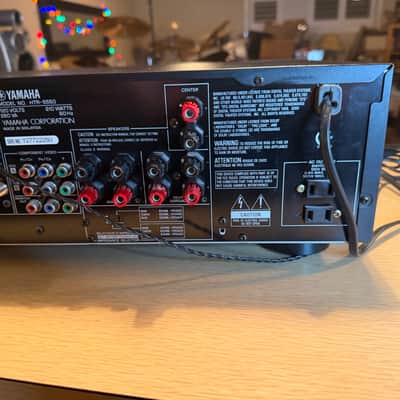 Yamaha HTR-5550 5.1 Channel AV Home Theater  Receiver Amp Serviced Remote Bundle image 13