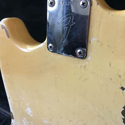 Fender Mustang Guitar with Rosewood Fretboard 1966 Olympic White image 15