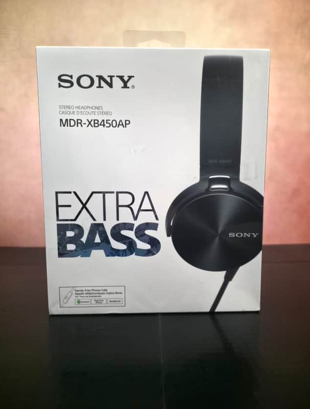 SONY MDR XB450AP Extra Bass On-Ear Headphone Eadrphone with Mic