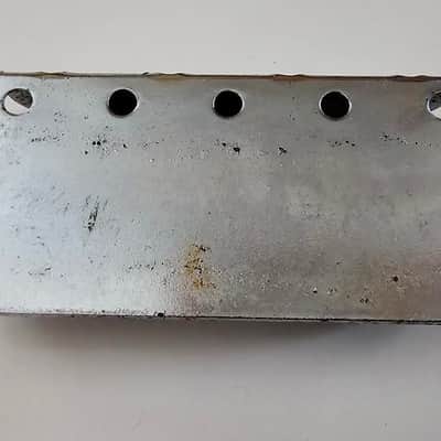 Original Fender Precision Bass Bridge 1959 - Chrome image 2