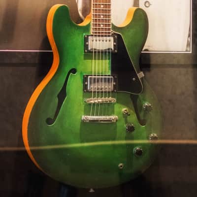 Oasis 'All Around the World' Video Replica Guitar Noel Gallagher Be Here Now 1997 Green image 12