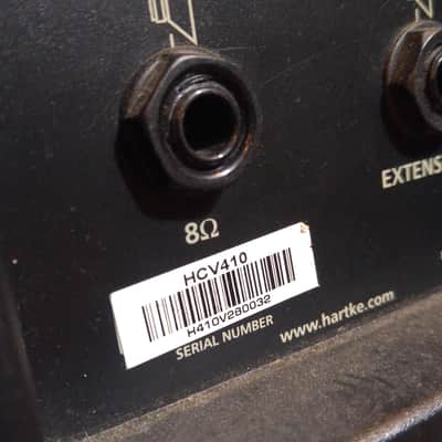 Hartke VX410 400W 4x10 Bass Cabinet #H410V280032 image 8
