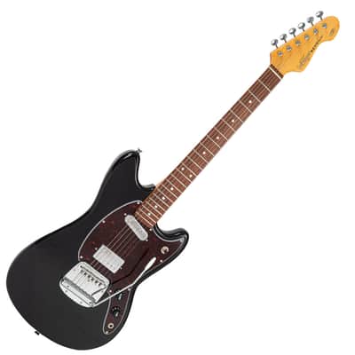 Vintage REVO Series 'Colt' HS Duo Electric Guitar ~ Boulevard Black image 2