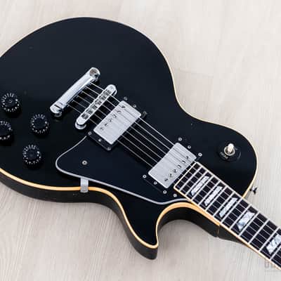 1978 Gibson Les Paul Standard Vintage Guitar Ebony w/ T Tops, Case image 8