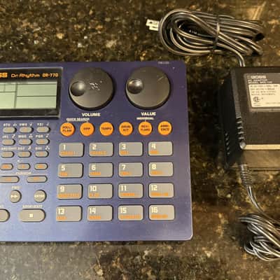 Boss Dr. Rhythm DR-770 w/ Original Power Supply and New Battery - Very Good Condition! image 2