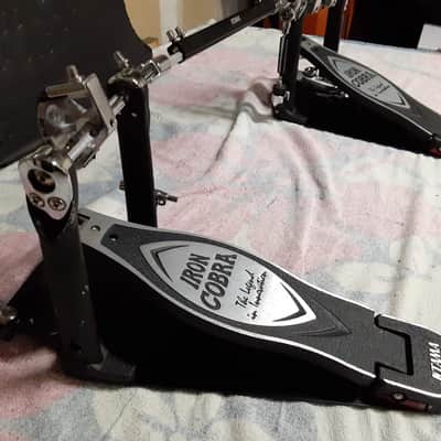 Tama HP900RWN Iron Cobra 900 Series Rolling Glide Double Bass Drum Pedal 2010s - Black/Chrome image 5