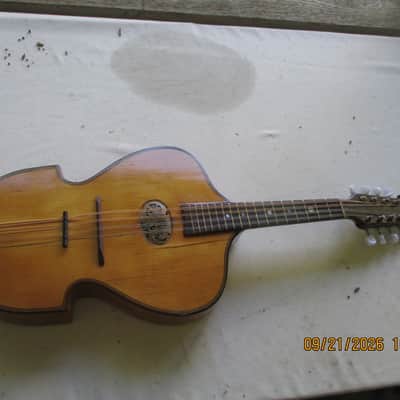 Neapolitan College of Music Lyre style Mandolin circa 1910 - Natural image 1