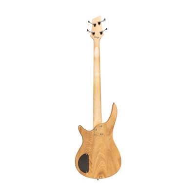 Stagg Fusion Electric Bass Guitar - Natural Ash Body with Open Pore Finish and 24 Frets image 3