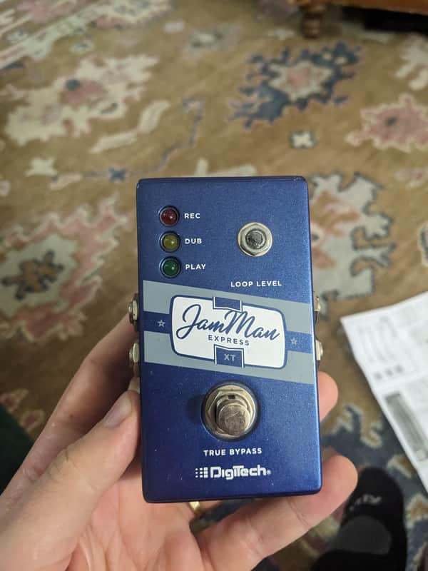DigiTech JamMan Express XT Compact Stereo Looper 2010s - Blue image 1