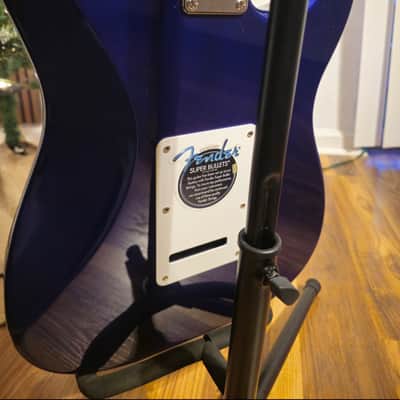 Left Handed Fender Standard Stratocaster with Rosewood Fretboard 1998 - 2001 - Midnight Blue image 4